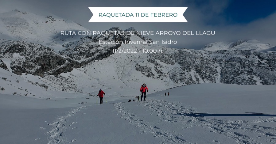 Raquetas de nieve por el Arroyo del Llagu 11 de febrero